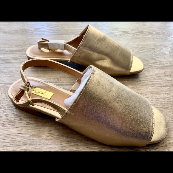 Qupid faux leather slingback sandals - Picture 2 of 6
